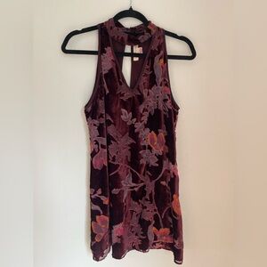 Wine Berry / Band of Gypsies / Velvet / Key Hole Dress